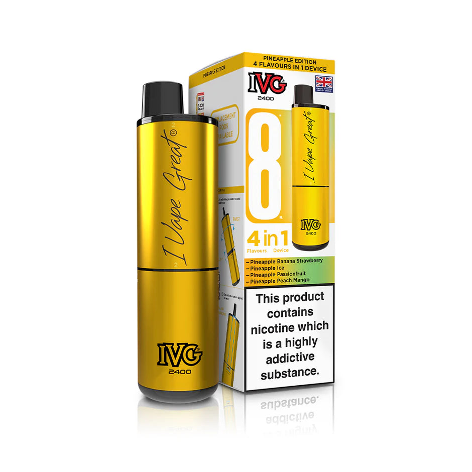 IVG 2400 Puffs Rechargeable Pod Vape Kit | Only £8.99 | Any 3 for £24