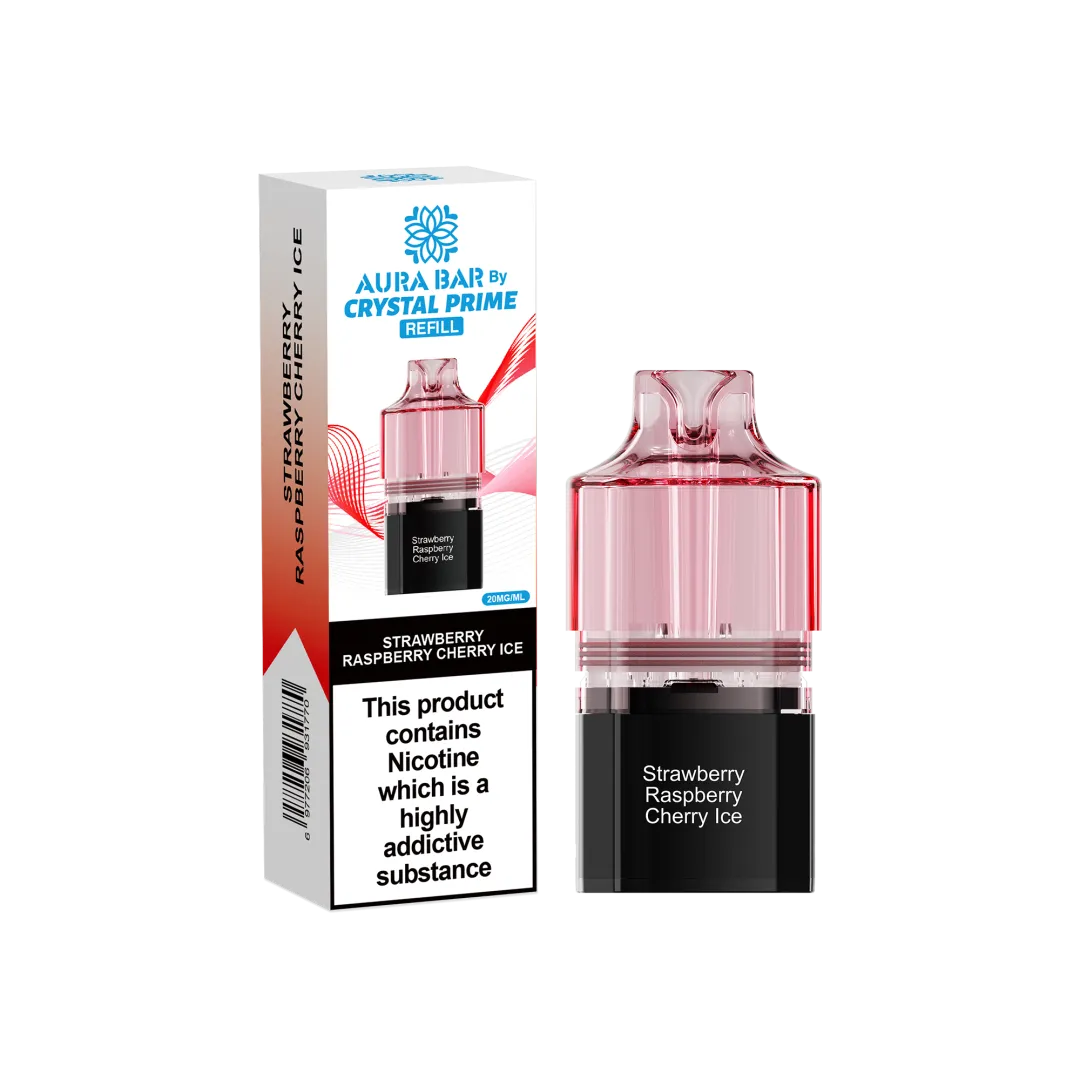 Crystal Prime 10000 Prefilled Refill Pods| Aura Bar | Only £5.99 | Any 3 for £16