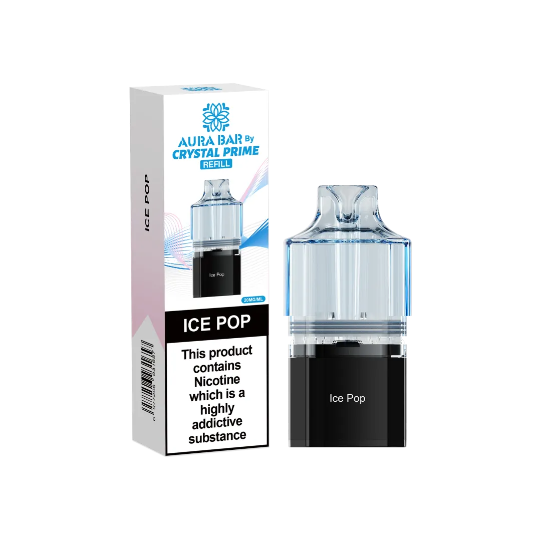 Crystal Prime 10000 Prefilled Refill Pods| Aura Bar | Only £5.99 | Any 3 for £16