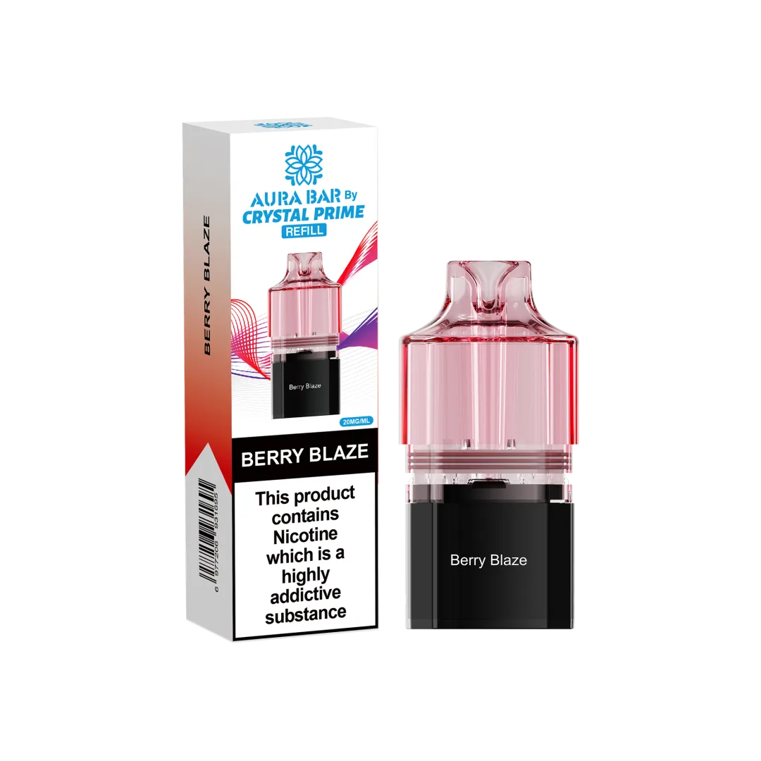 Crystal Prime 10000 Prefilled Refill Pods| Aura Bar | Only £5.99 | Any 3 for £16