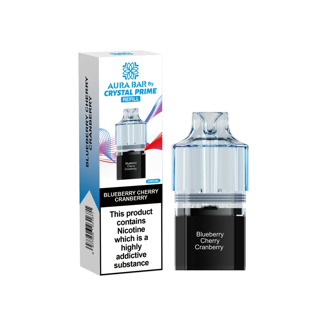 Crystal Prime 10000 Prefilled Refill Pods| Aura Bar | Only £5.99 | Any 3 for £16