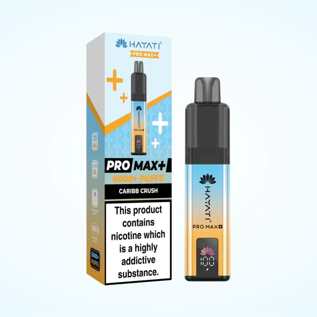 Hayati Pro Max Plus 6000 Puffs Prefilled Vape Kit | £8.99 | Buy 3 for £25