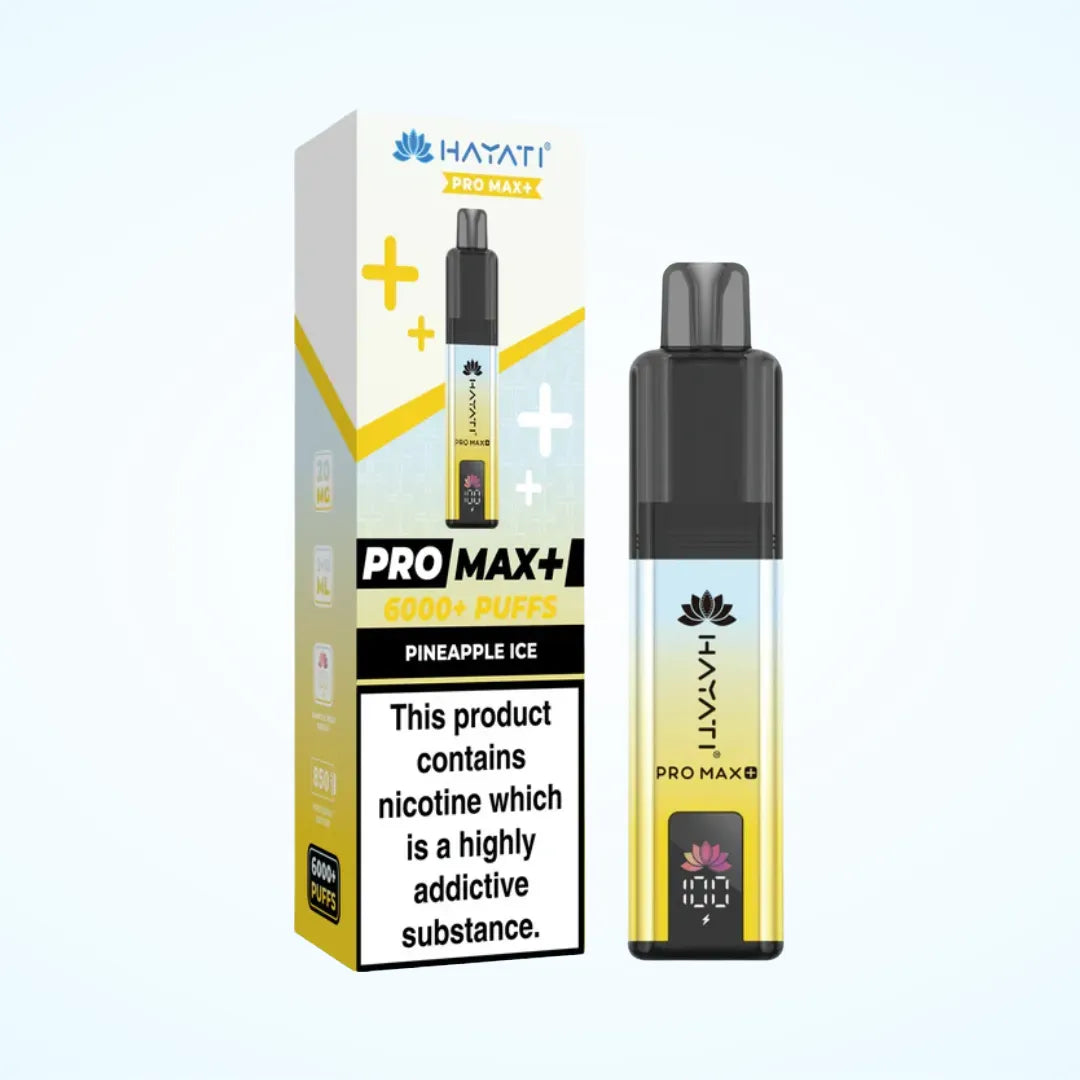 Hayati Pro Max Plus 6000 Puffs Prefilled Vape Kit | £8.99 | Buy 3 for £25