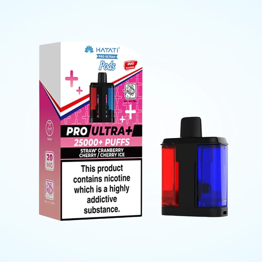 Hayati Pro Ultra Plus 25K Prefilled Refill Pods | Only £9.99 | Any 3 for £27