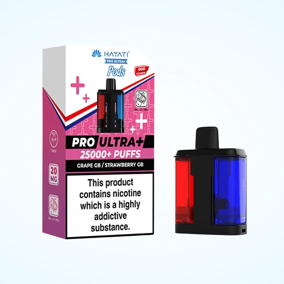 Hayati Pro Ultra Plus 25K Prefilled Refill Pods | Only £9.99 | Any 3 for £27