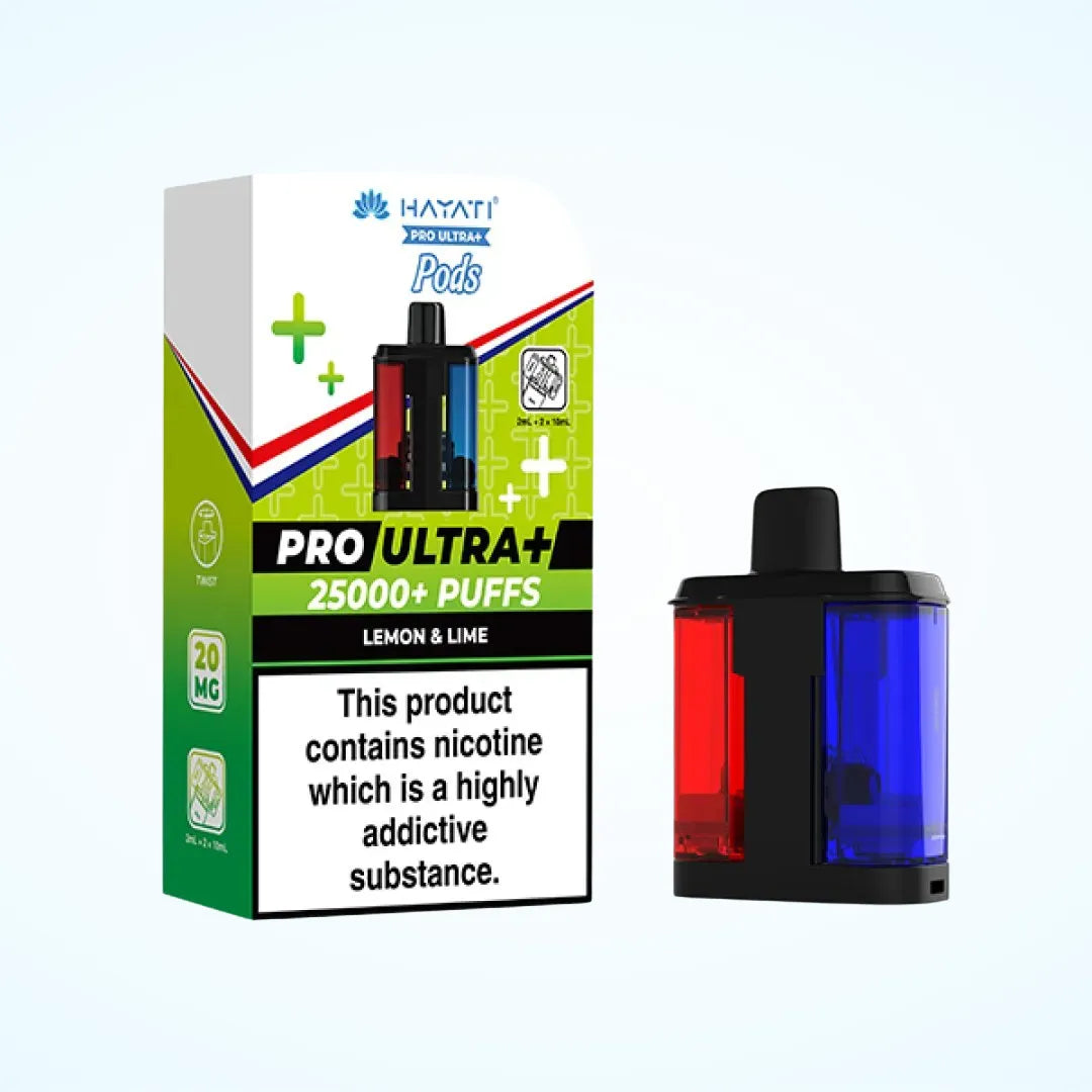Hayati Pro Ultra Plus 25K Prefilled Refill Pods | Only £9.99 | Any 3 for £27
