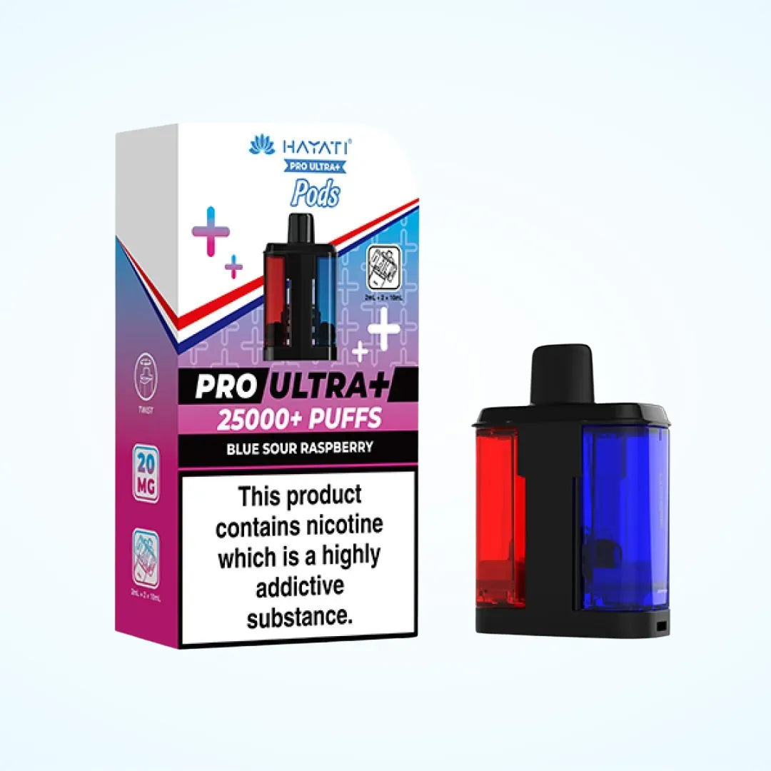 Hayati Pro Ultra Plus 25K Prefilled Refill Pods | Only £9.99 | Any 3 for £27