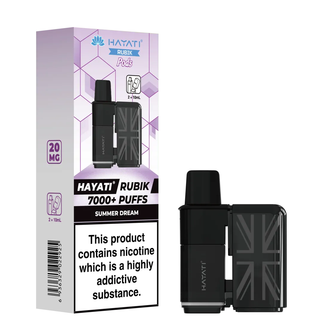 Hayati Rubik 7000 Prefilled Refill Pods | Only £7.99 | Any 3 for £23