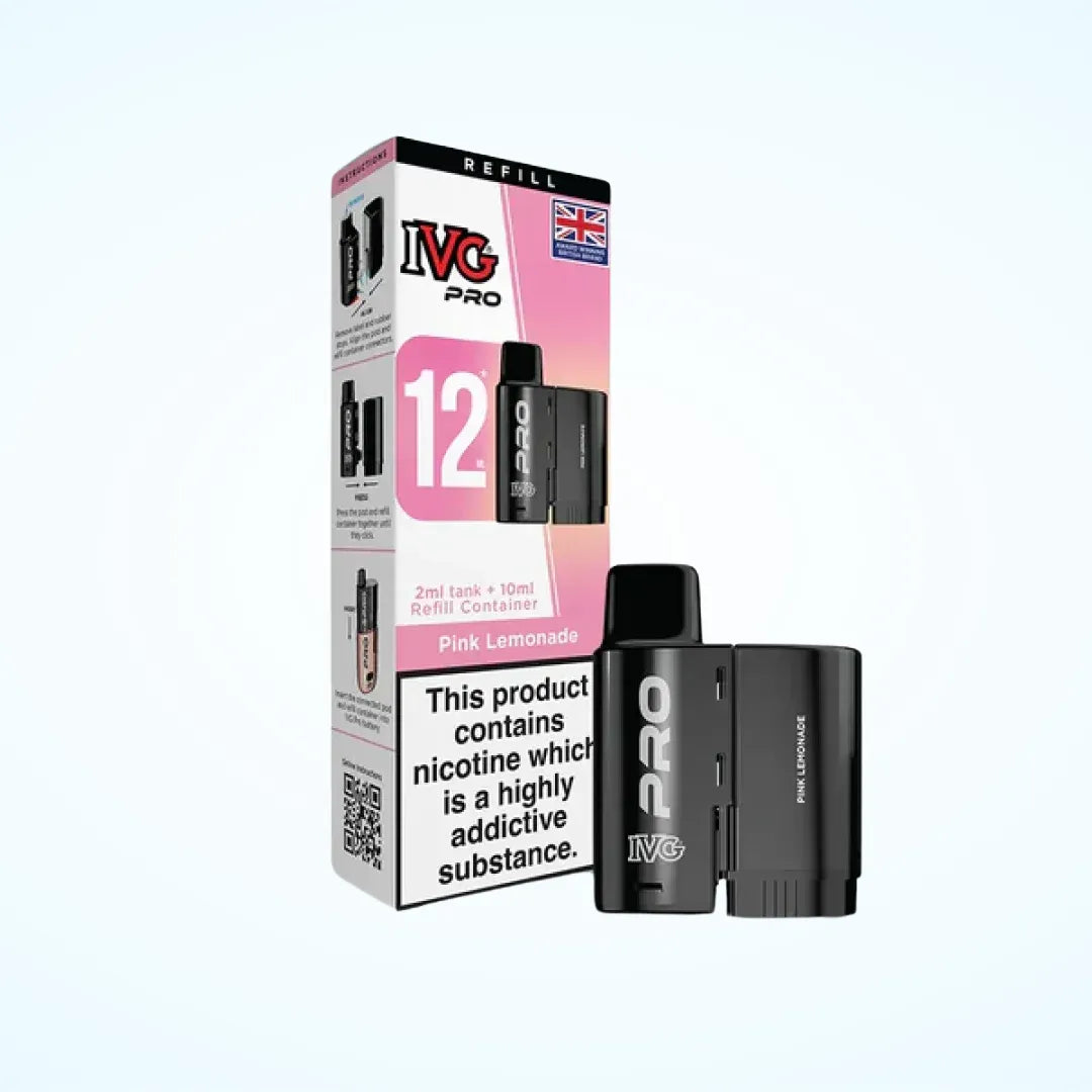 IVG Pro 12 Prefilled Pods | Only £6.99 | Buy 3 for 18
