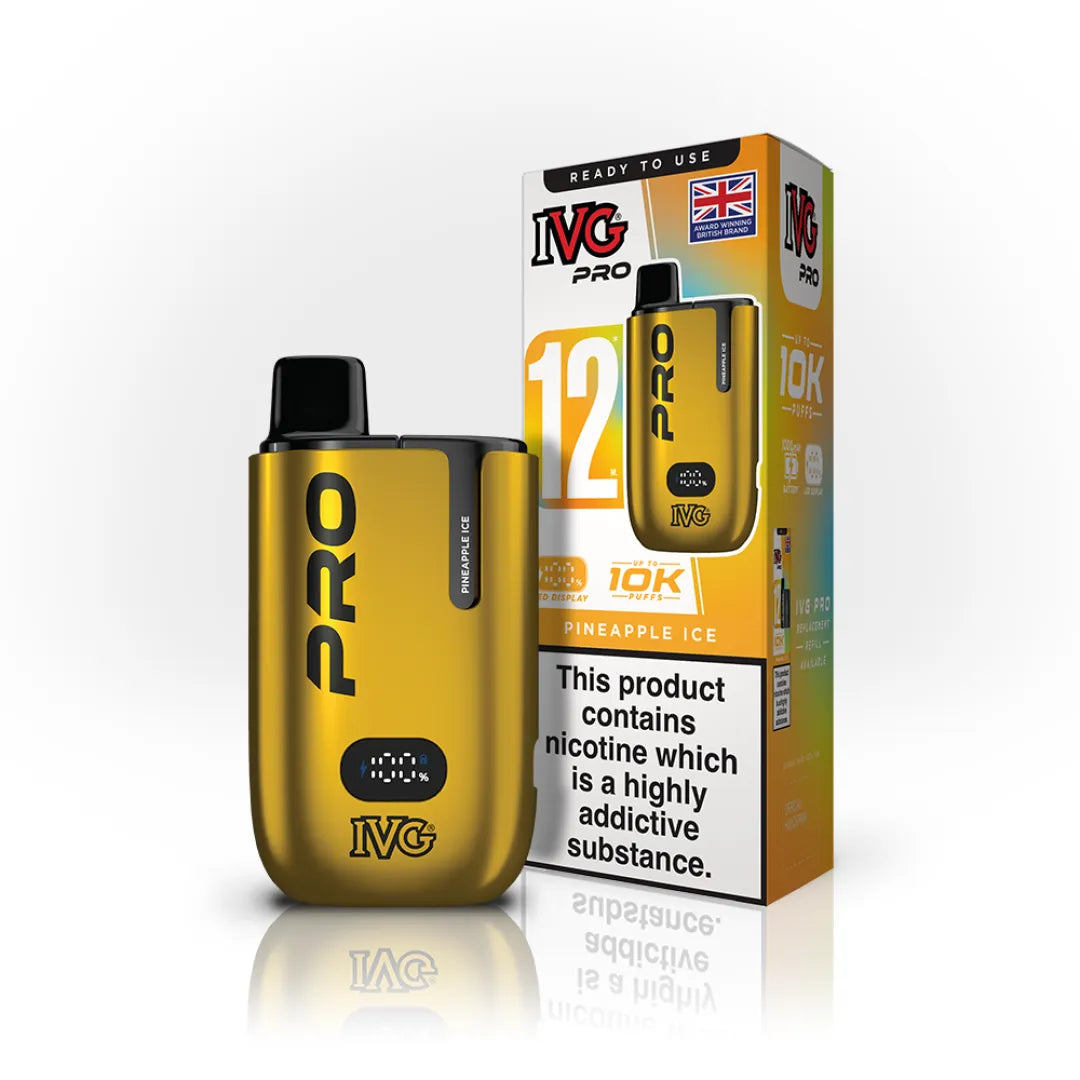 IVG Pro 12 10K Puffs Starter Kit | Only £8.99 | Any 3 for £24