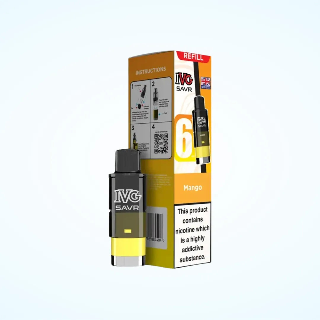 IVG SAVR Prefilled Pods | Only £4.99 | Any 3 for 14