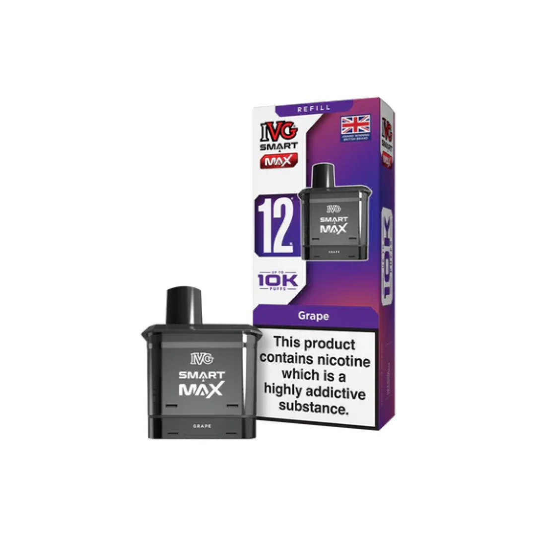 IVG Smart Max 10K Prefilled Refill Pods | Only £6.99 | Any 3 for £20
