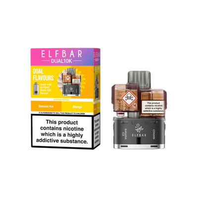 Elf Bar Dual 10K Prefilled Refill Pods | Only £6.99 | Any 3 for £20