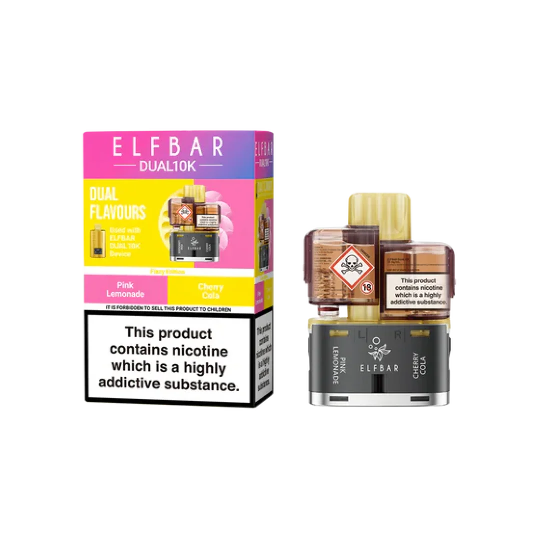 Elf Bar Dual 10K Prefilled Refill Pods | Only £6.99 | Any 3 for £20