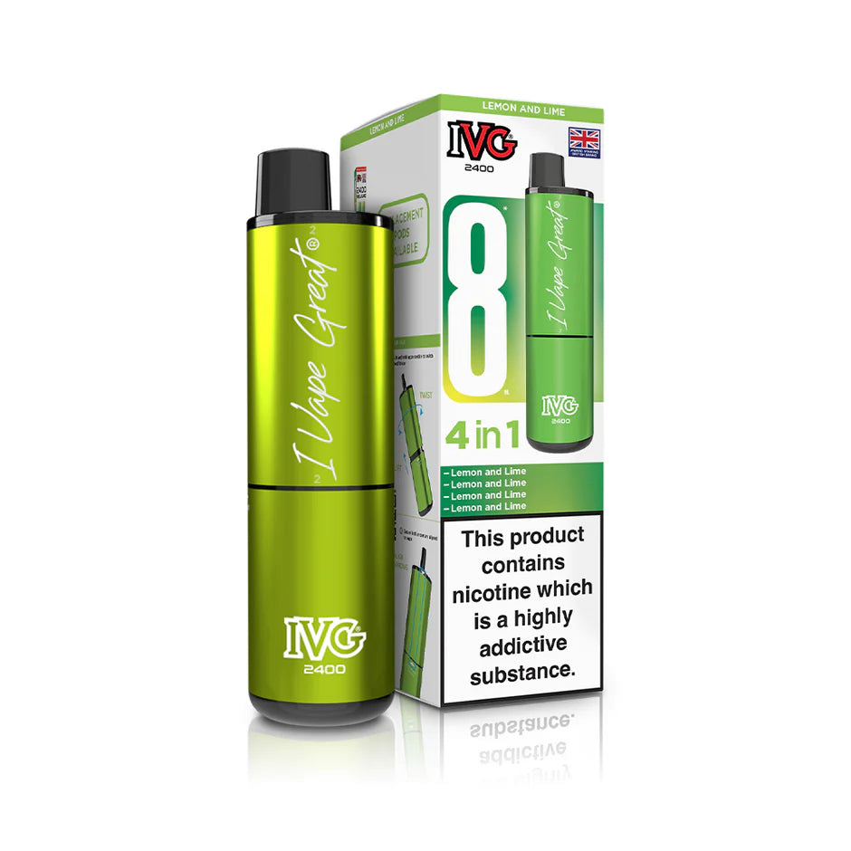 IVG 2400 Puffs Rechargeable Pod Vape Kit | Only £8.99 | Any 3 for £24