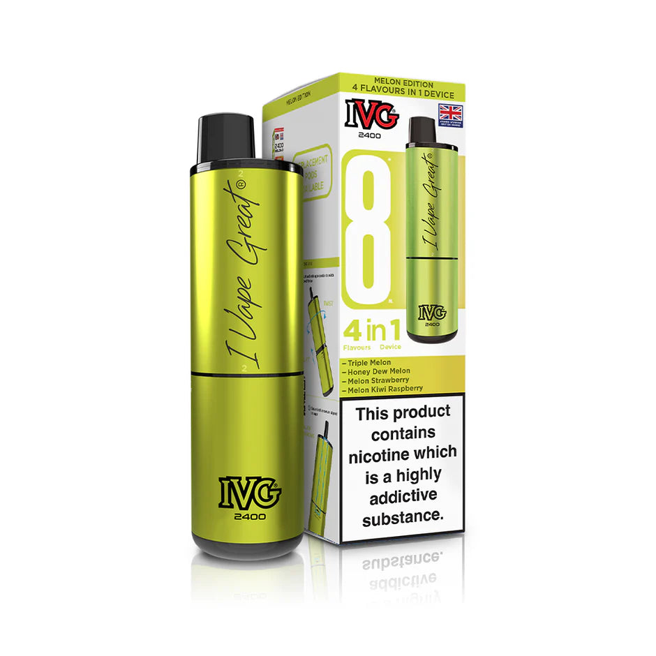 IVG 2400 Puffs Rechargeable Pod Vape Kit | Only £8.99 | Any 3 for £24