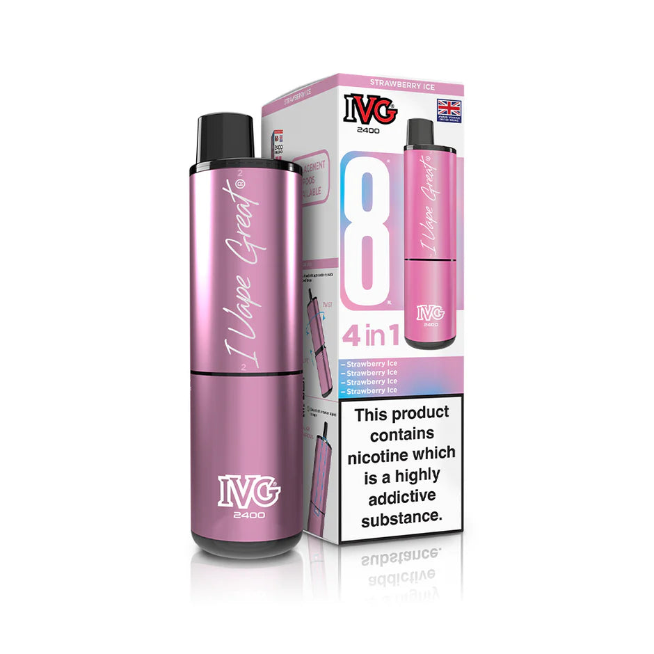 IVG 2400 Puffs Rechargeable Pod Vape Kit | Only £8.99 | Any 3 for £24