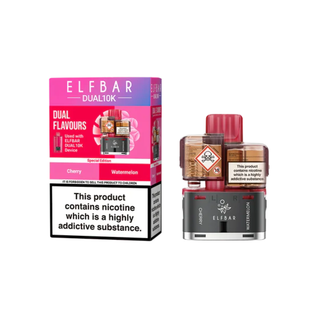Elf Bar Dual 10K Prefilled Refill Pods | Only £6.99 | Any 3 for £20