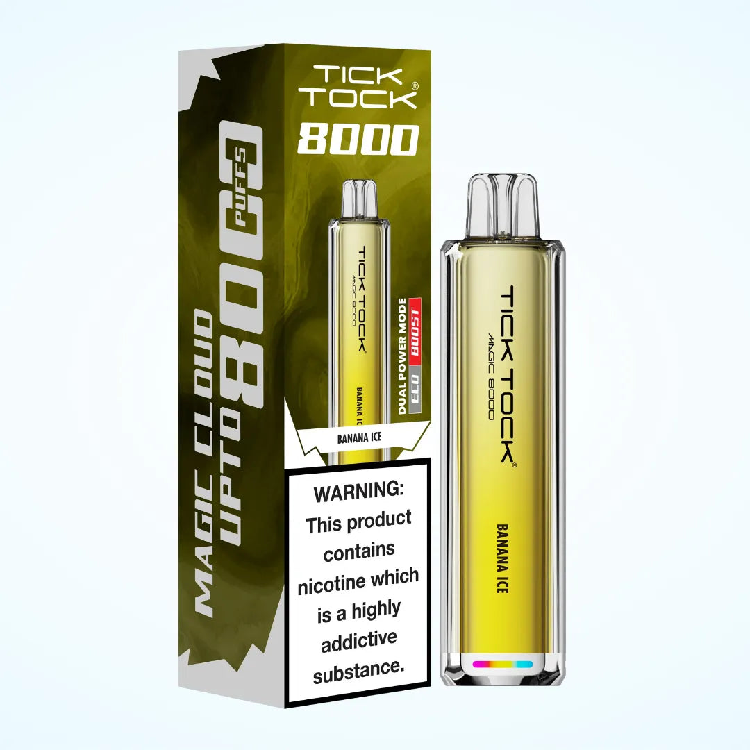 Tick Tock Magic 8000 Puffs Vape Kit | Only £7.99 | Any 3 for £20