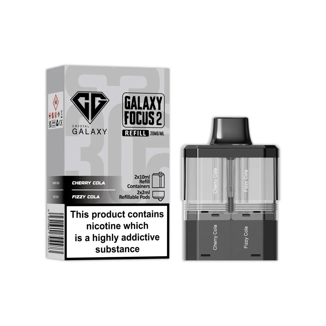 Crystal Galaxy Focus 2 30K Refill Pods | Only £7.99 | Any 3 for £21