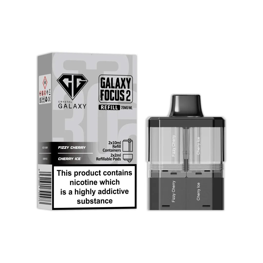 Crystal Galaxy Focus 2 30K Refill Pods | Only £7.99 | Any 3 for £21