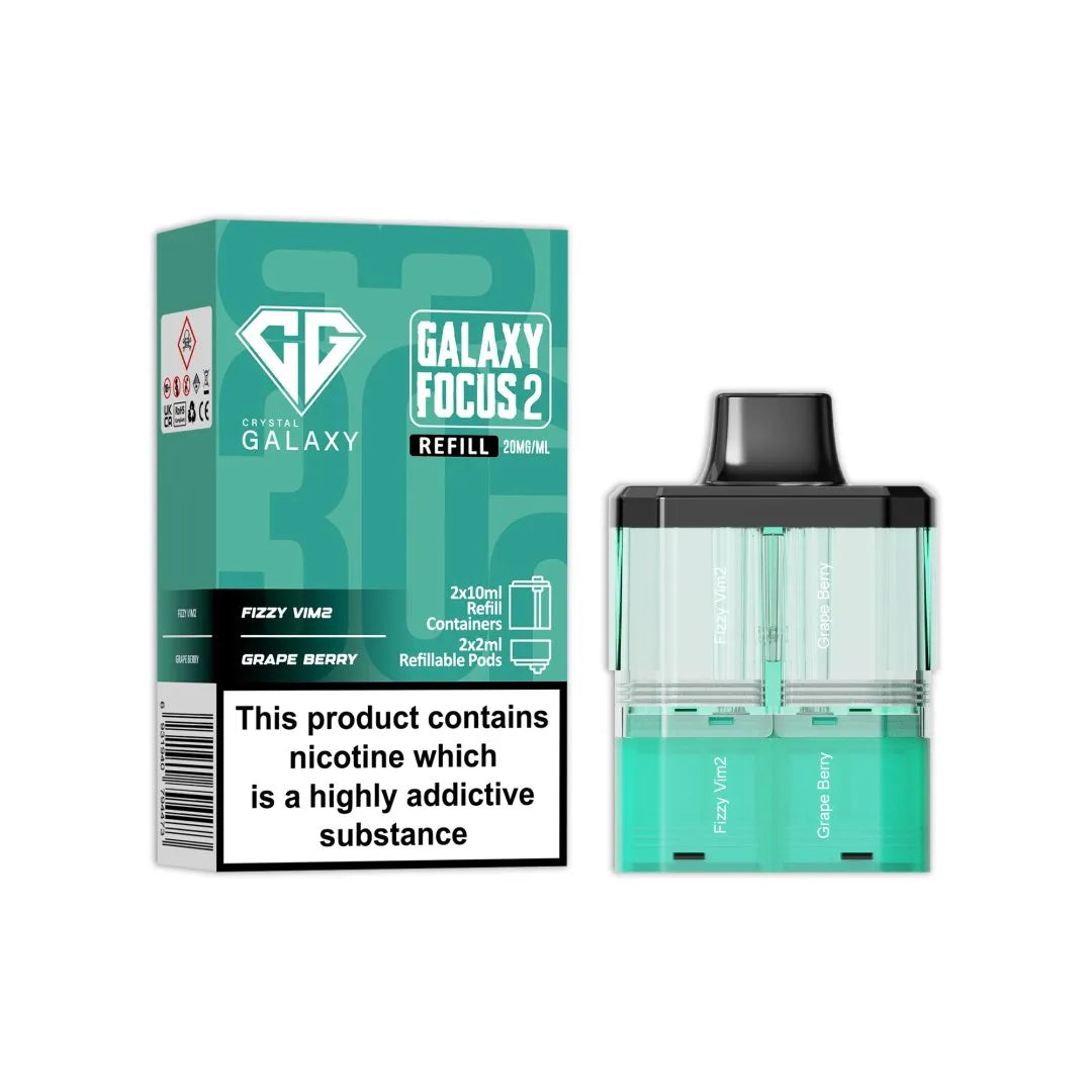 Crystal Galaxy Focus 2 30K Refill Pods | Only £7.99 | Any 3 for £21