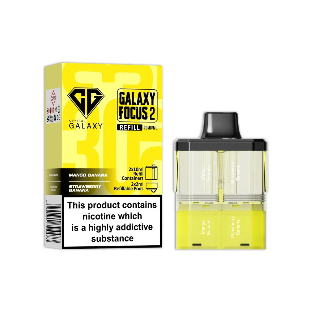 Crystal Galaxy Focus 2 30K Refill Pods | Only £7.99 | Any 3 for £21