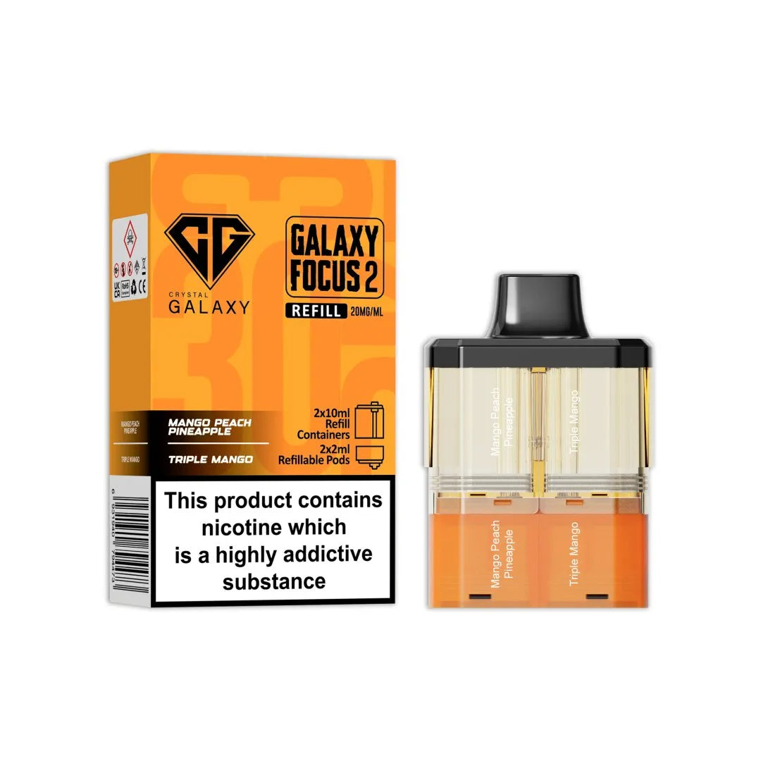Crystal Galaxy Focus 2 30K Refill Pods | Only £7.99 | Any 3 for £21