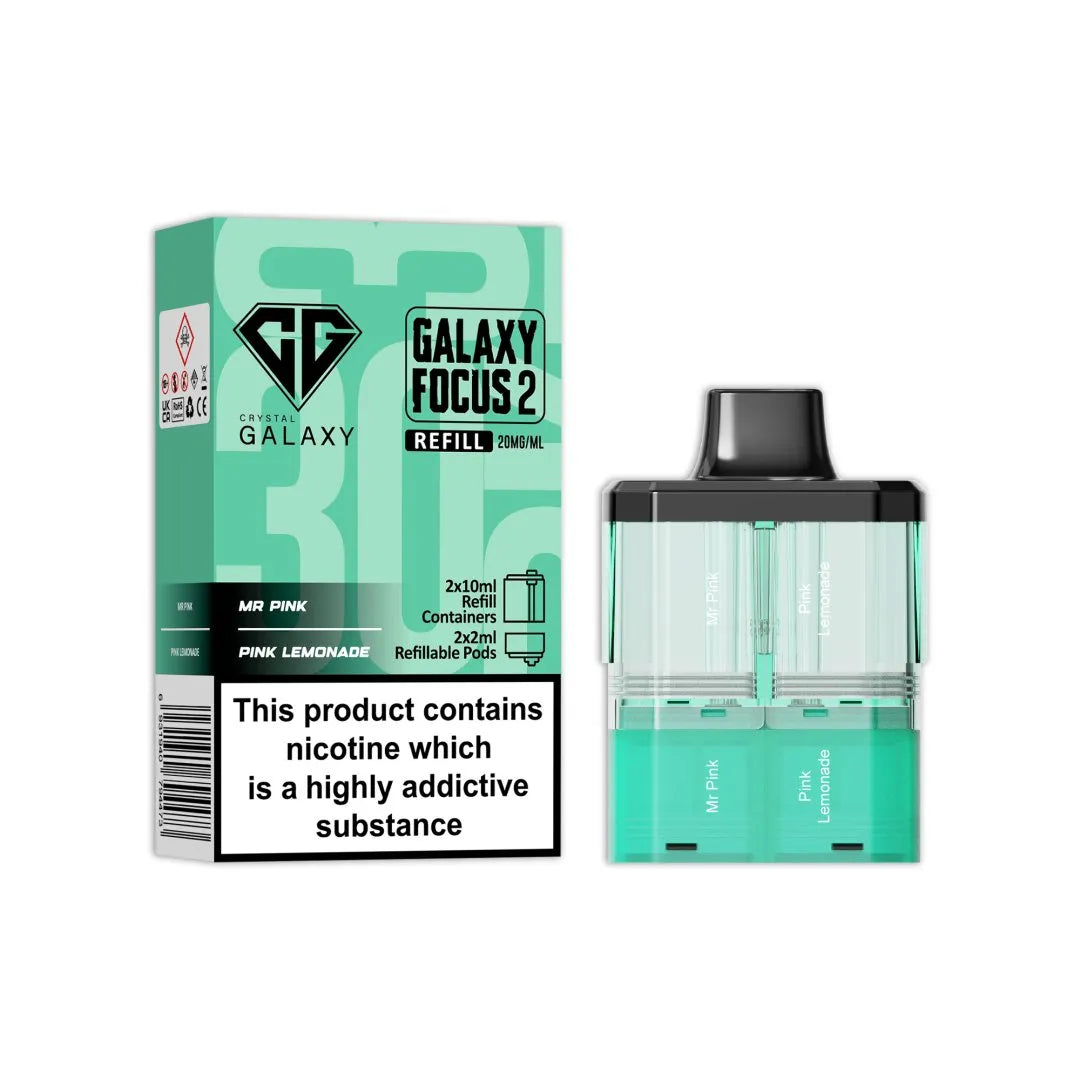 Crystal Galaxy Focus 2 30K Refill Pods | Only £7.99 | Any 3 for £21