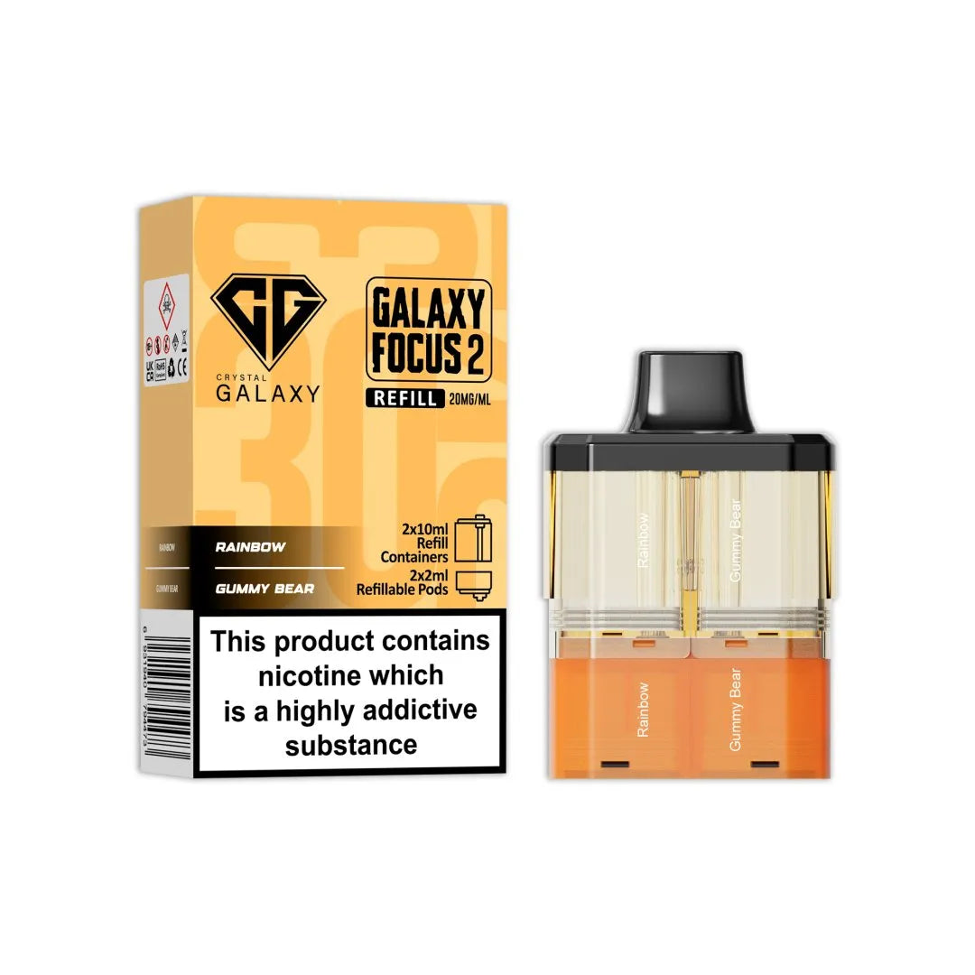 Crystal Galaxy Focus 2 30K Refill Pods | Only £7.99 | Any 3 for £21