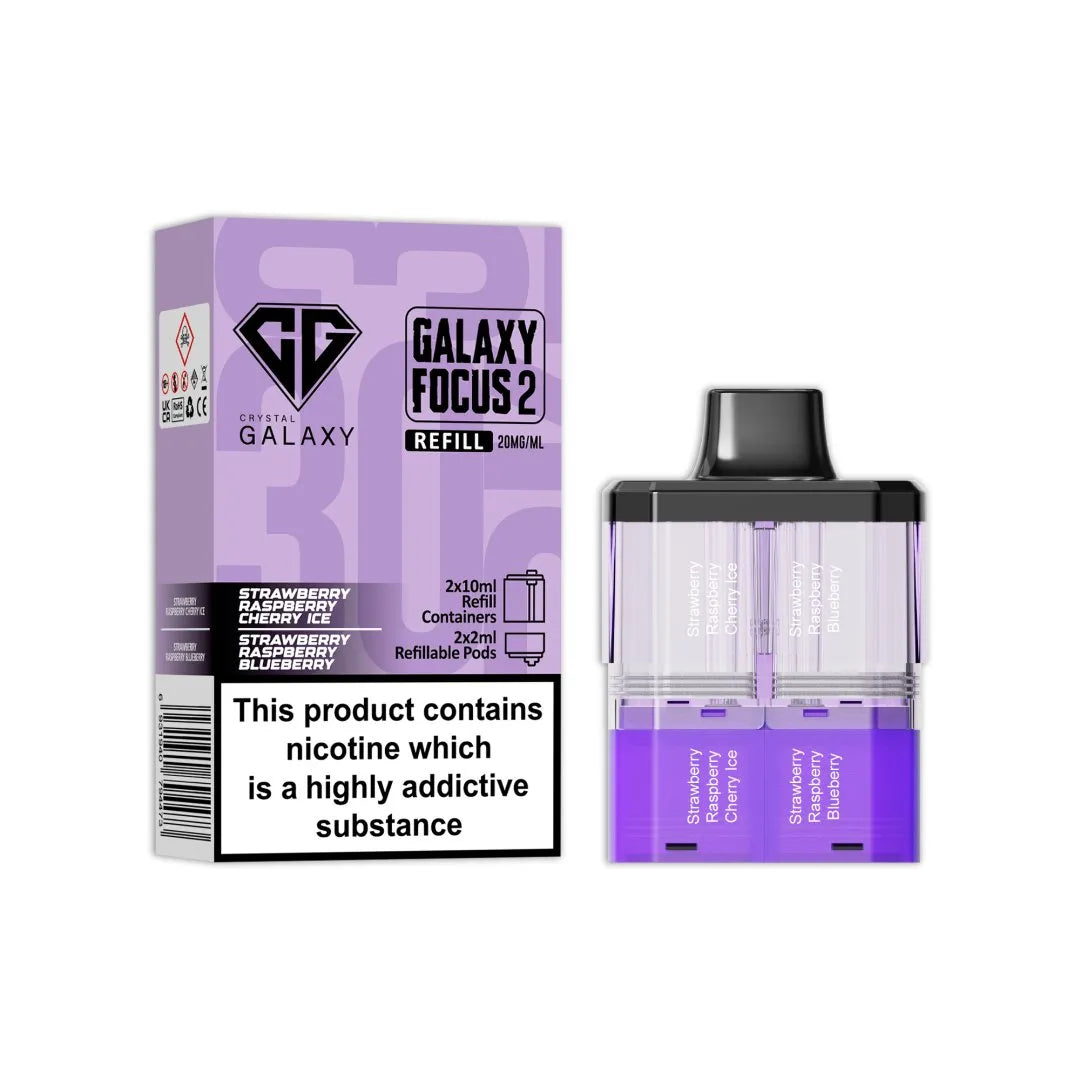 Crystal Galaxy Focus 2 30K Refill Pods | Only £7.99 | Any 3 for £21