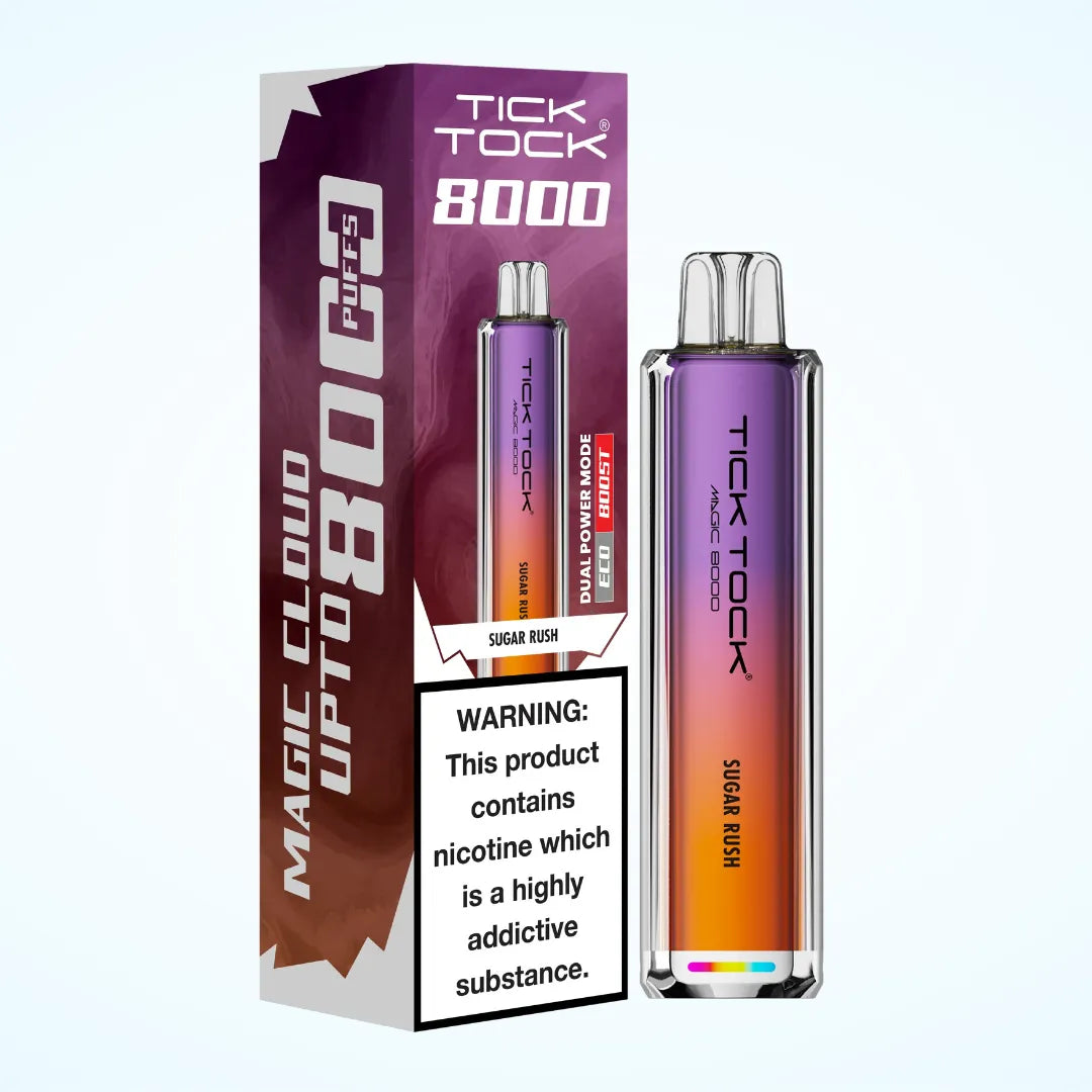 Tick Tock Magic 8000 Puffs Vape Kit | Only £7.99 | Any 3 for £20