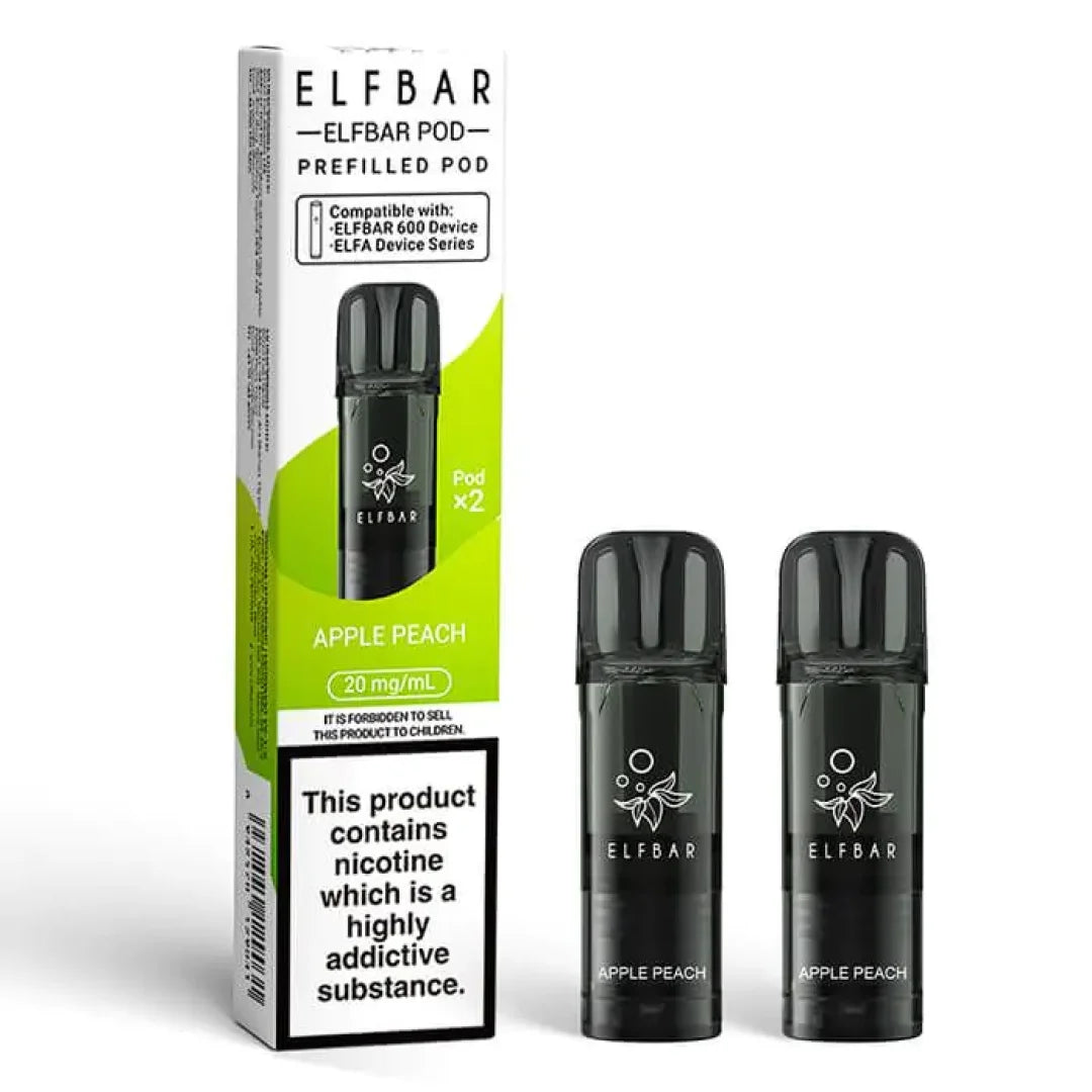 Elf Bar 600 Prefilled Refill Pods | Only £5.49 | Any 3 for £15