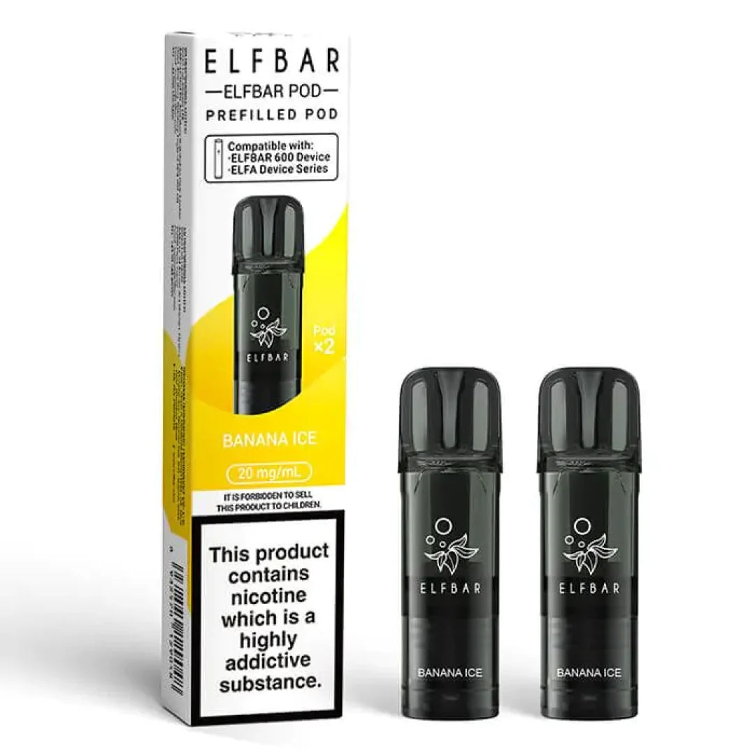 Elf Bar 600 Prefilled Refill Pods | Only £5.49 | Any 3 for £15
