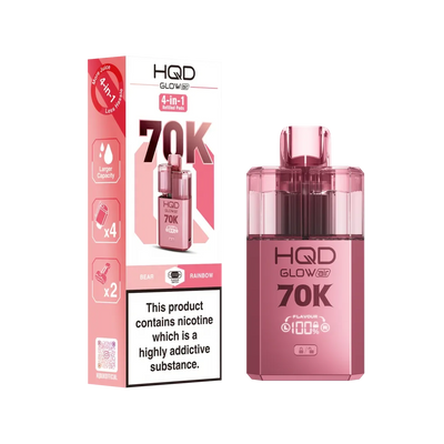 HQD Glow Air 70K Puffs Prefilled Pod Kit | Only £14.99 | Any 2 for £28