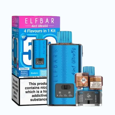 Elf Bar 4in1 Ultra 50K Puffs Prefilled Pod Kit | £12.99 | Any 3 for £35