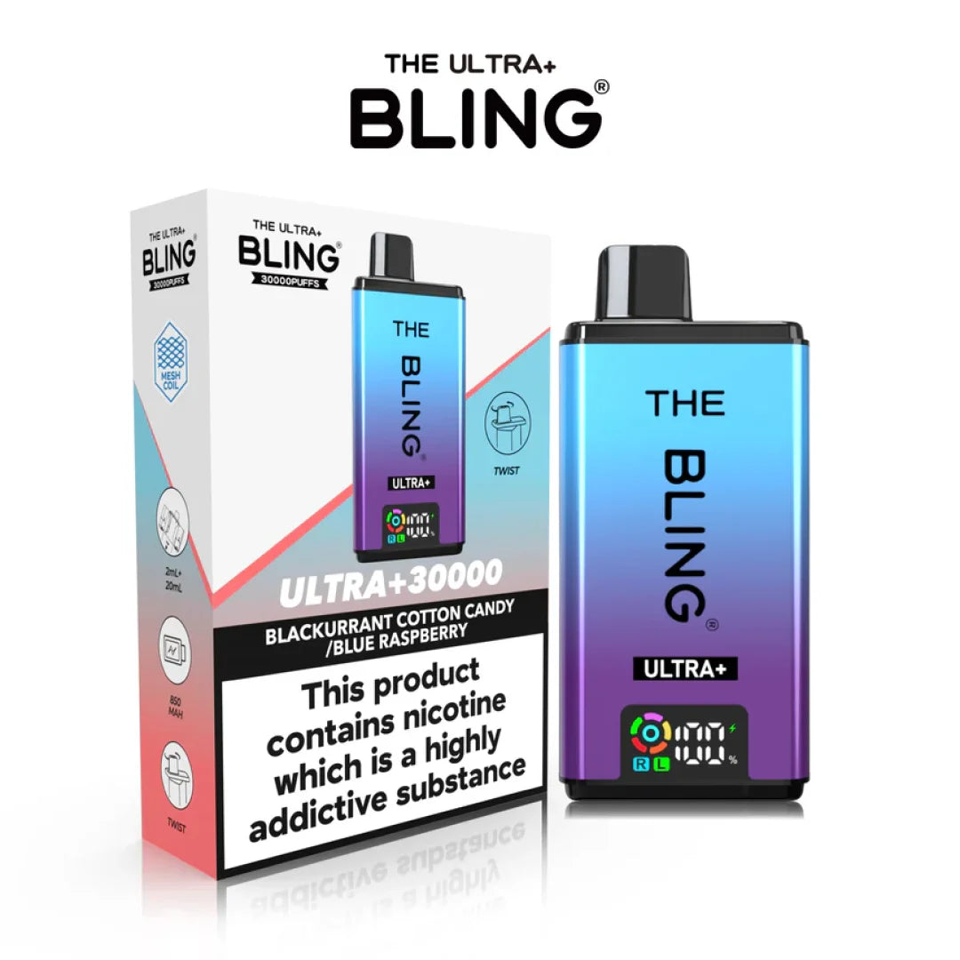 The Bling Ultra Plus 30000+ Puffs Prefilled Pod Kit | Only £11.99 | Any 3 for £34