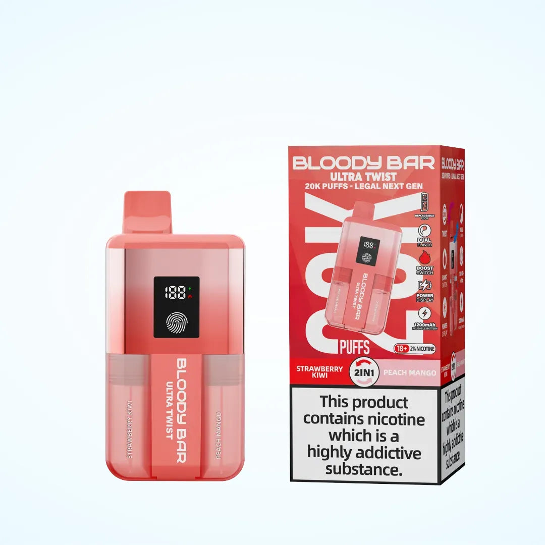 Bloody Bar Ultra Twist 20K Puffs Prefilled Pod Kit | Any 3 for £28