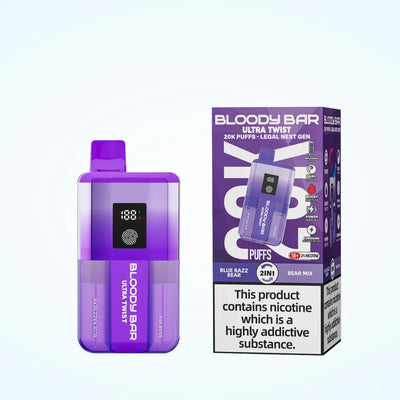 Bloody Bar Ultra Twist 20K Puffs Prefilled Pod Kit | Any 3 for £28