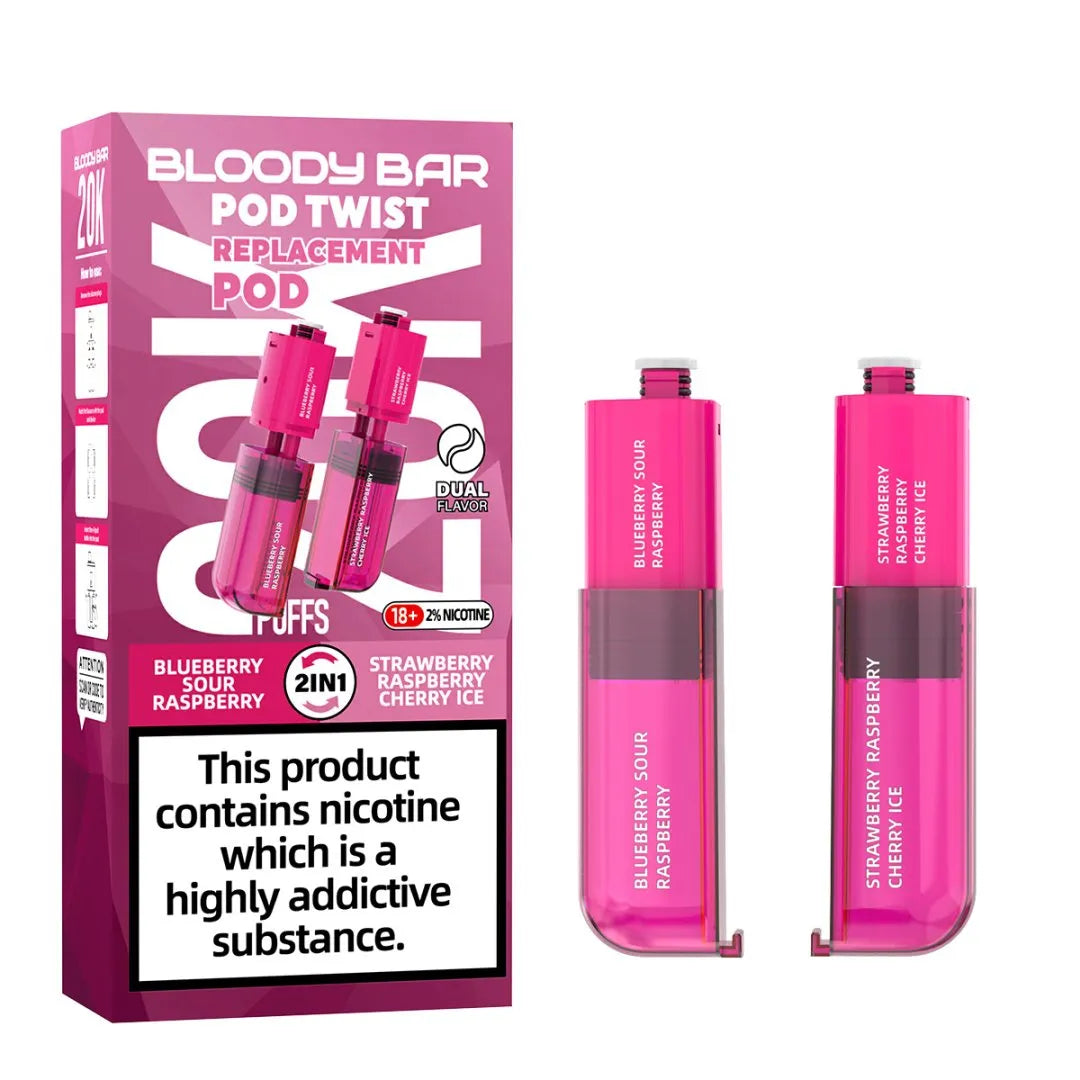 Bloody Bar Ultra Twist 20K Refill Pods | Only £7.99 | Any 3 for £21