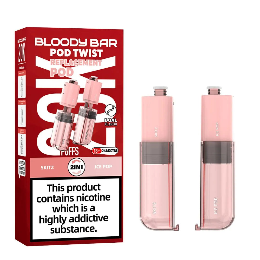 Bloody Bar Ultra Twist 20K Refill Pods | Only £7.99 | Any 3 for £21