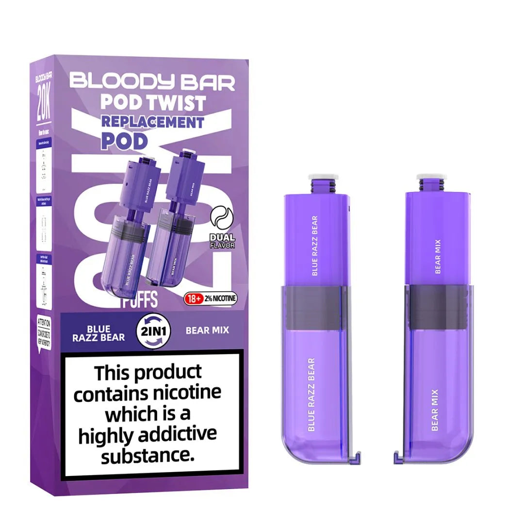 Bloody Bar Ultra Twist 20K Refill Pods | Only £7.99 | Any 3 for £21