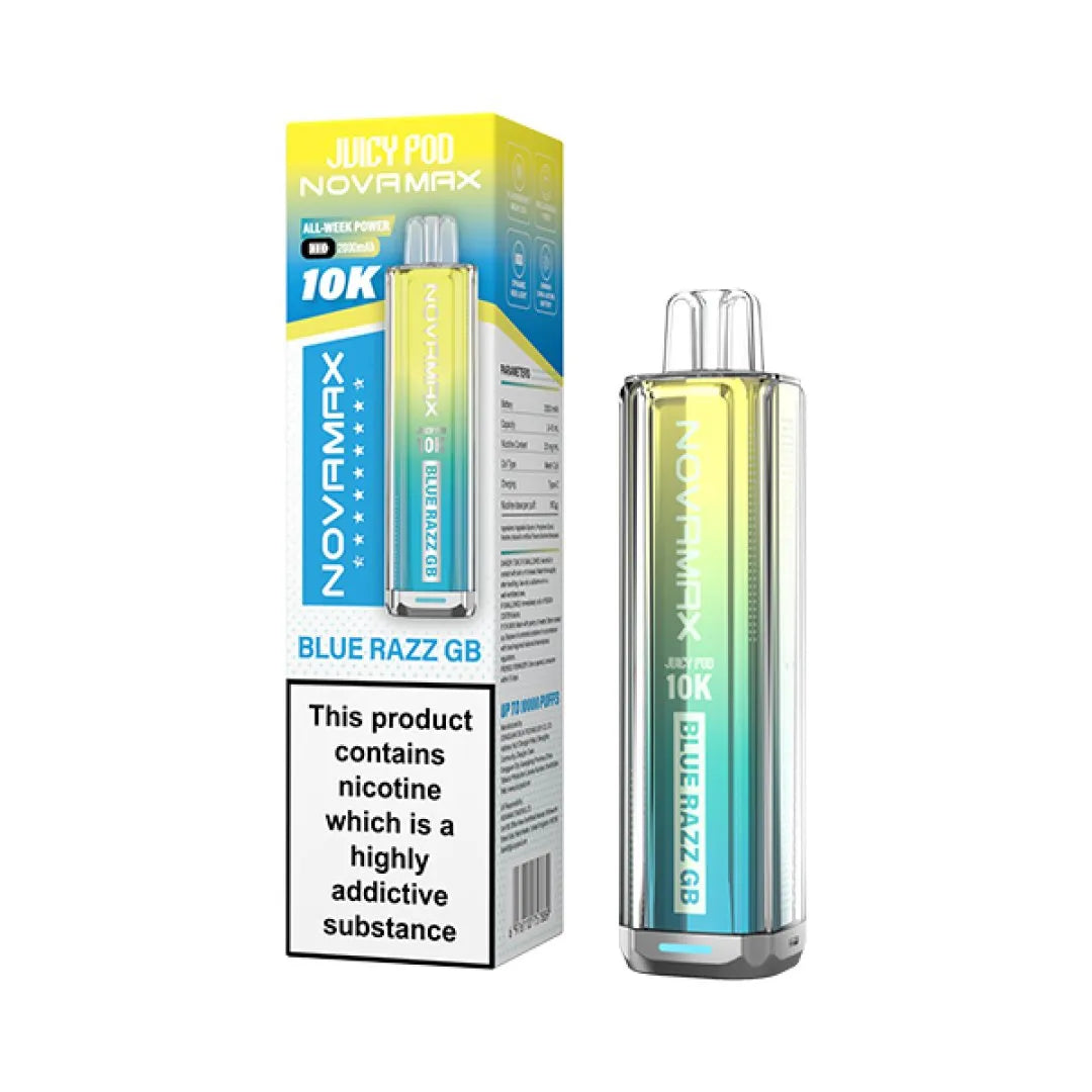 Juicy Pod NovaMax 10000 Puffs Pod Vape Kit | Only £8.99 | Any 3 for £24