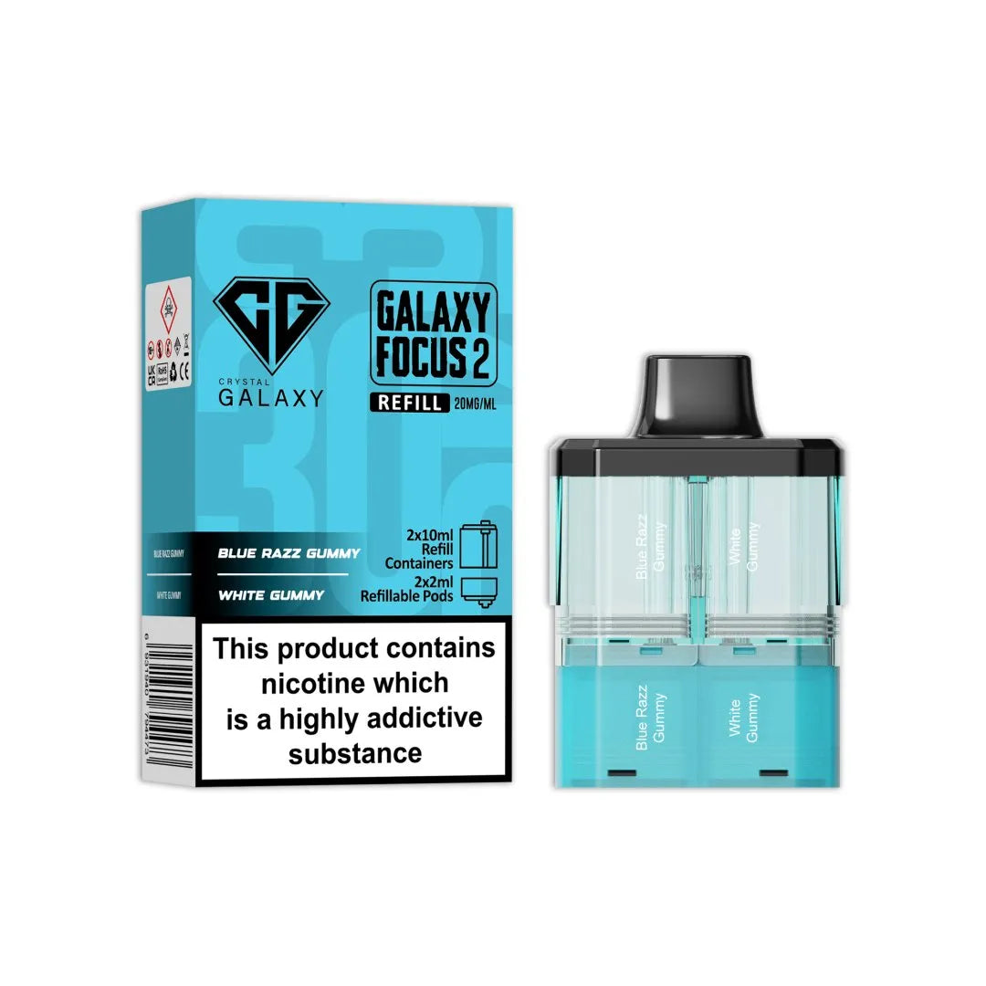 Crystal Galaxy Focus 2 30K Refill Pods | Only £7.99 | Any 3 for £21