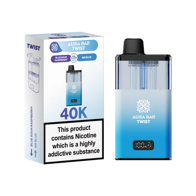 Aura Bar Twist 40K Puffs Prefilled Pod Kit | Only £10.99 | Any 3 for £30