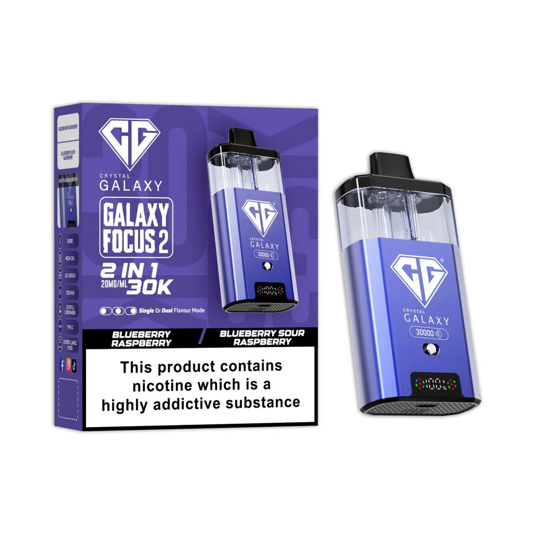Crystal Galaxy Focus 2 30K Puffs Prefilled Pod Kit | Only £11.99 | Any 3 for £34