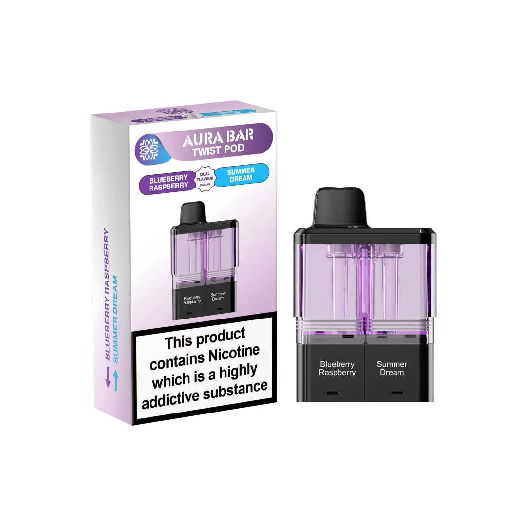 Aura Bar Twist 40K Refill Pods | Only £7.99 | Any 3 for £21