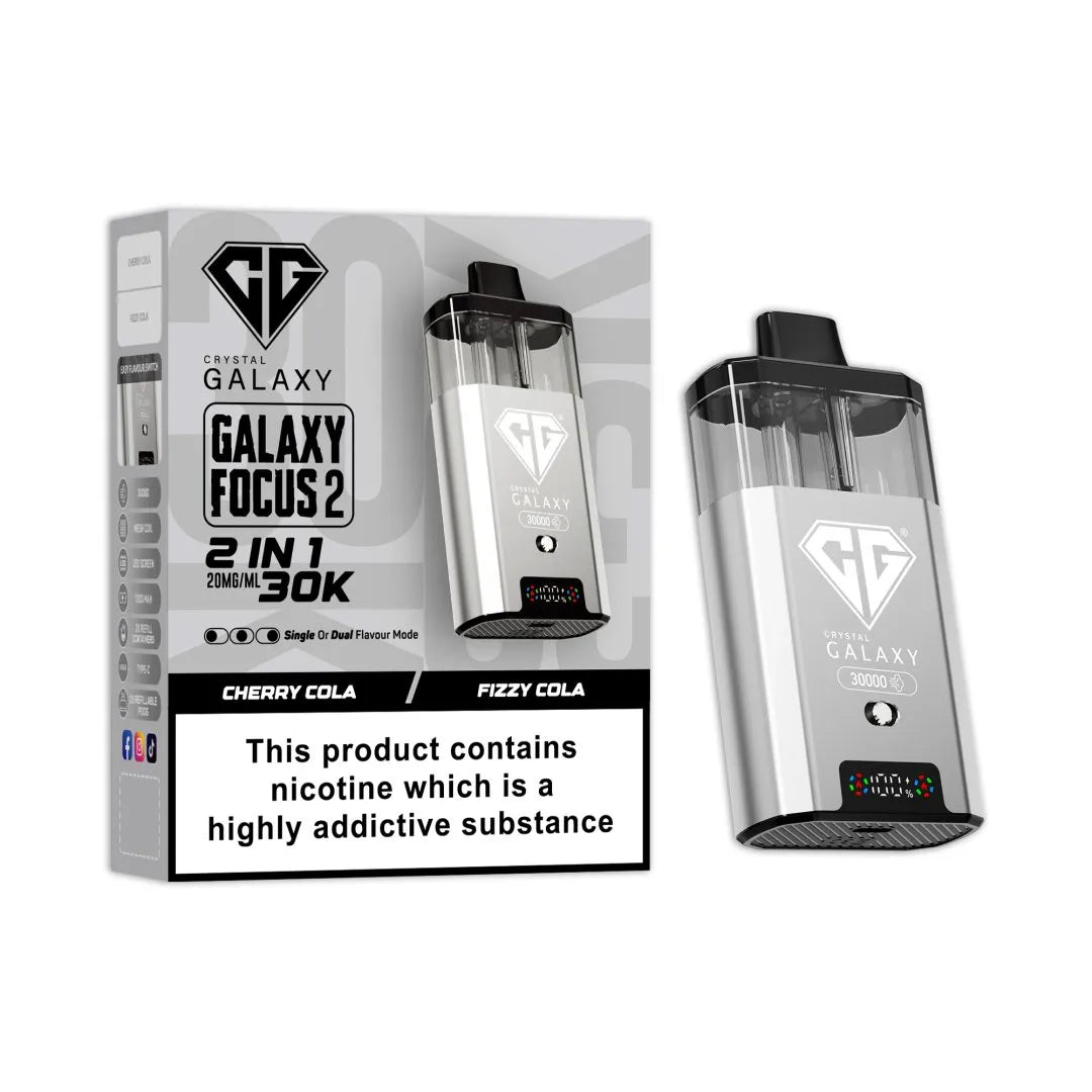 Crystal Galaxy Focus 2 30K Puffs Prefilled Pod Kit | Only £11.99 | Any 3 for £34