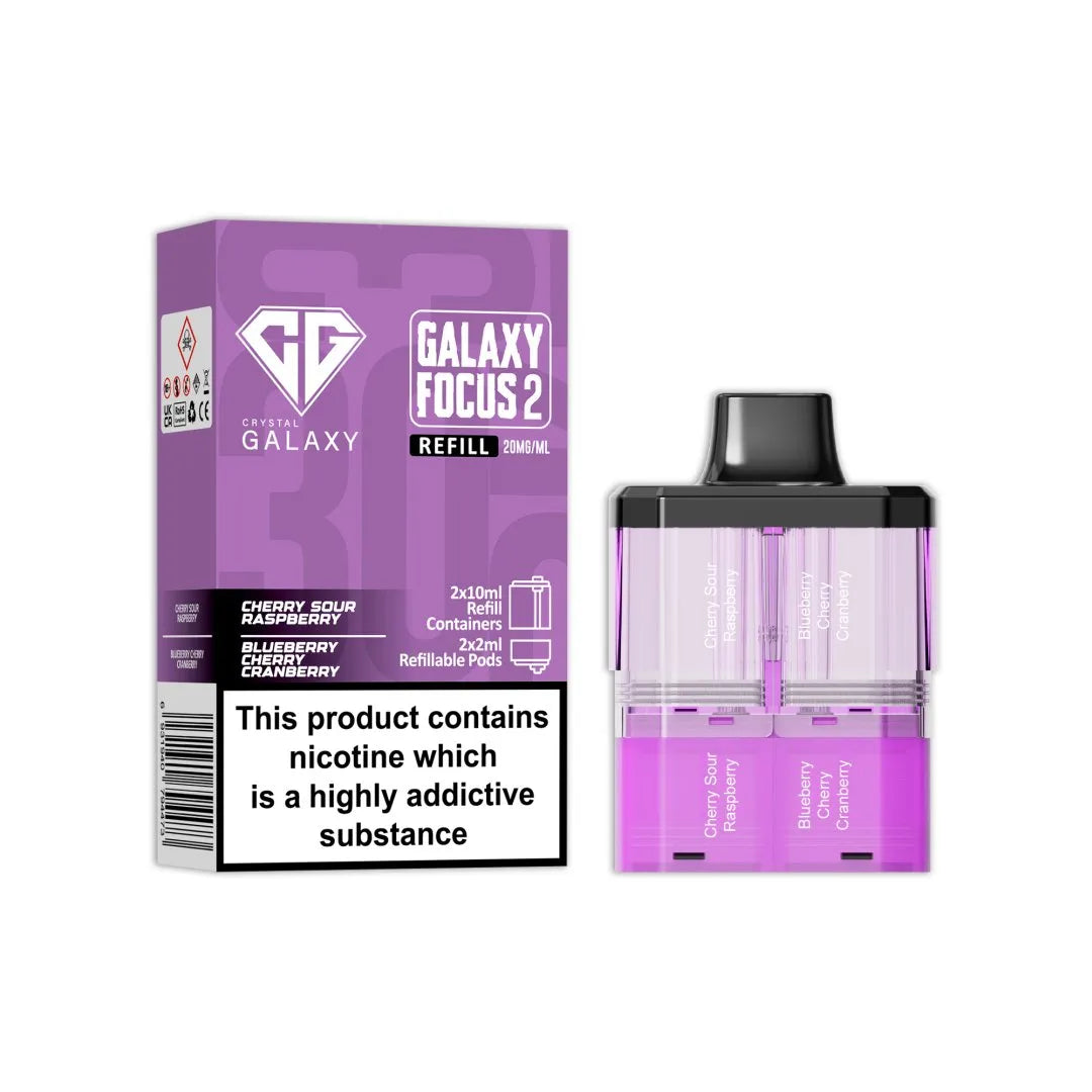 Crystal Galaxy Focus 2 30K Refill Pods | Only £7.99 | Any 3 for £21