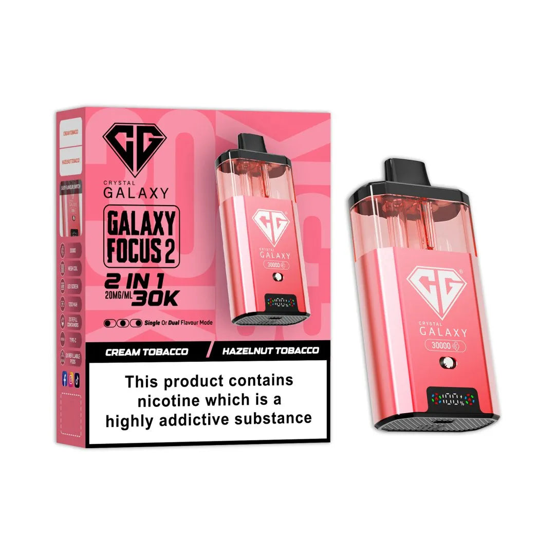 Crystal Galaxy Focus 2 30K Puffs Prefilled Pod Kit | Only £11.99 | Any 3 for £34